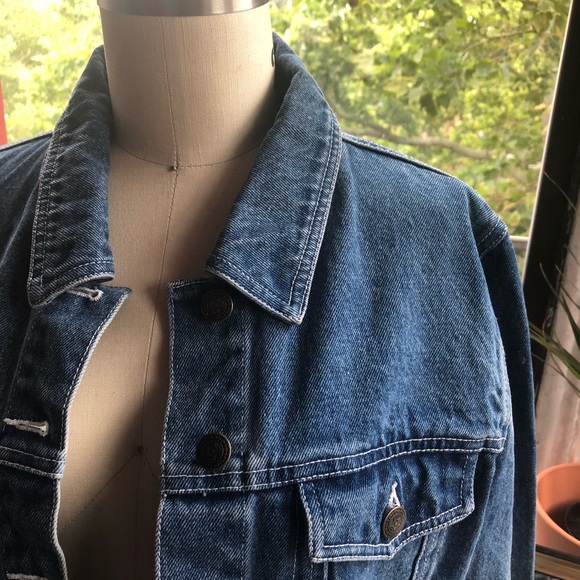 NWOT Vintage - Crop Jean Jacket - Picture 3 of 6